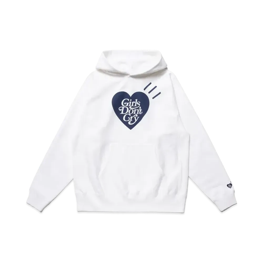 HUMAN MADE Girls Don't Cry at HUMAN MADE 1928 Pizza Hoodie GDC#2 "White" / VERDY