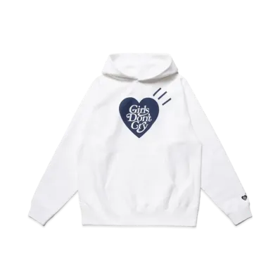 HUMAN MADE Girls Don't Cry at HUMAN MADE 1928 Pizza Hoodie GDC#2 "White" / VERDY