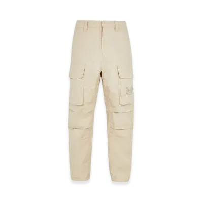 Stone Island 309F1 Weatherproof Cotton Canvas Ghost Piece Loose Fit Cargo Pants - 24SS "Beige"