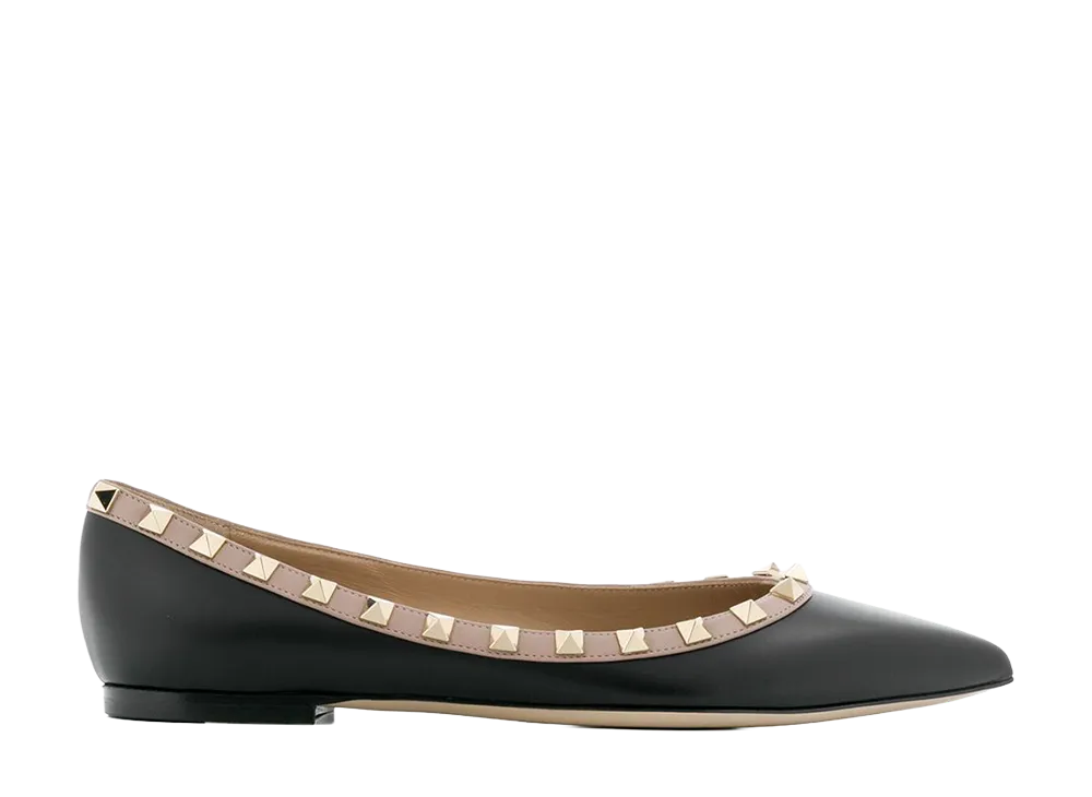 Valentino Garavani Women's Flat Shoes "Black"