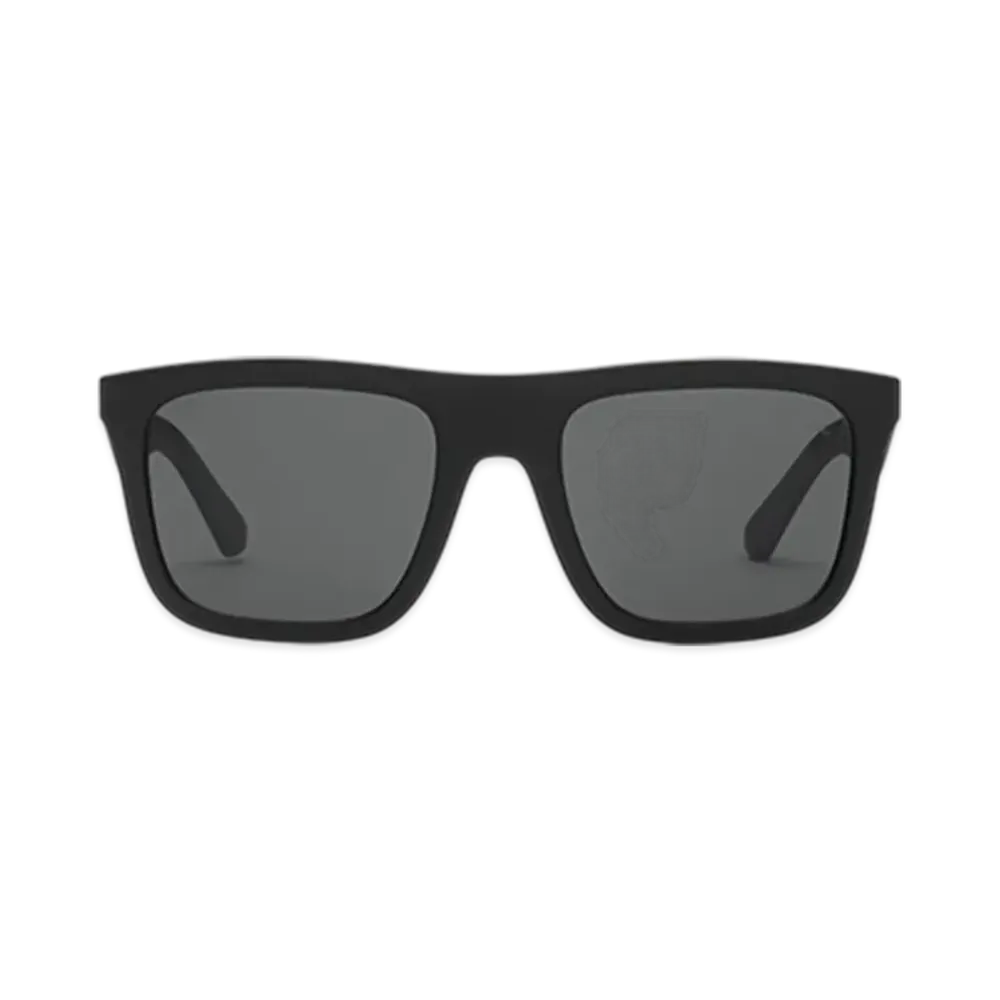Burberry Embossed Check Square Sunglasses "Black"