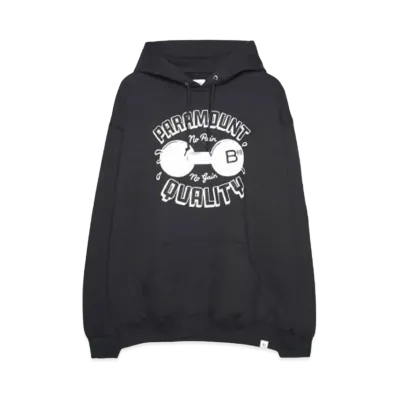Bedwin & the heartbreakers L/S PRINTED HOODIE "ARNOLD" "BLACK"