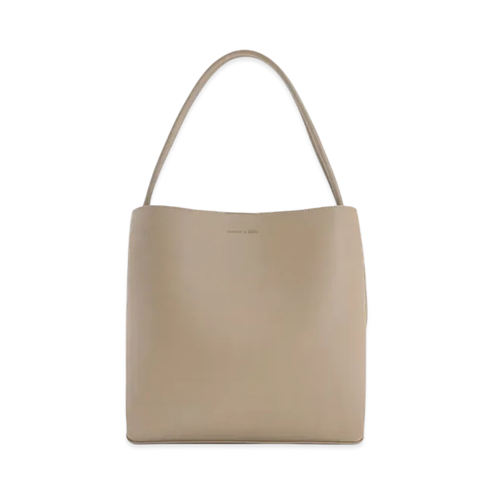 CHARLES & KEITH Leia Tote Bag "Taupe"