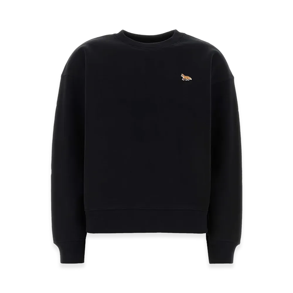 Maison Kitsune Women's Baby Fox Cotton Sweatshirt "Black"