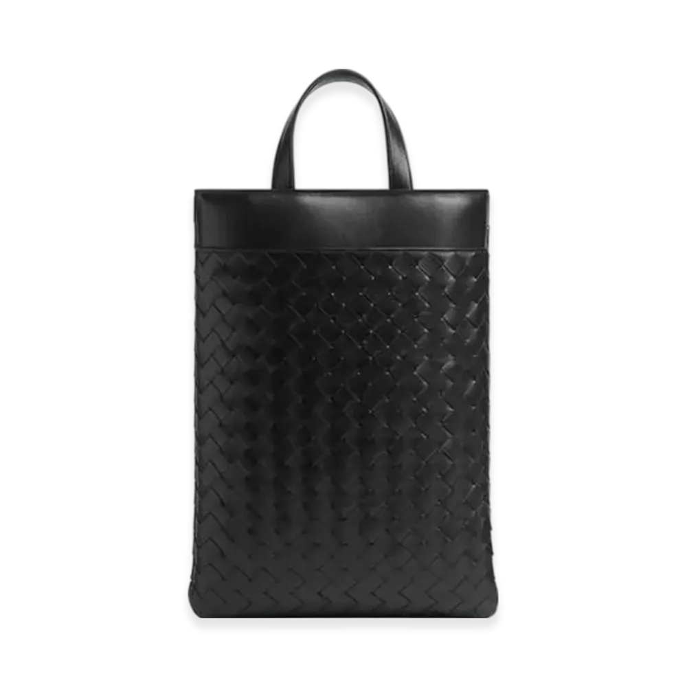 Bottega Veneta Intrecciato Laptop Case With Handle "Black"