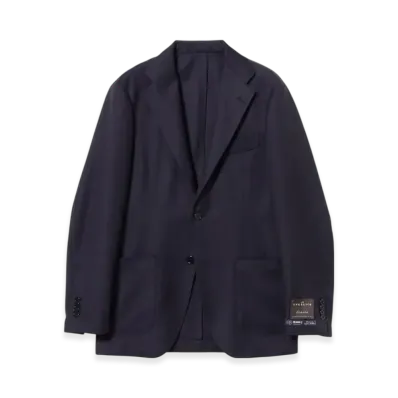 BEAMS New Easy Angelico Wool Solid Jacket "Navy"