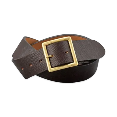 visvim YOGI BELT 40MM "Dk.Brown"