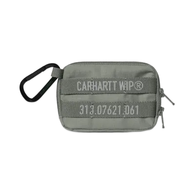 Carhartt WIP Tour Card Case Keychain "Smoke Green/Reflective"