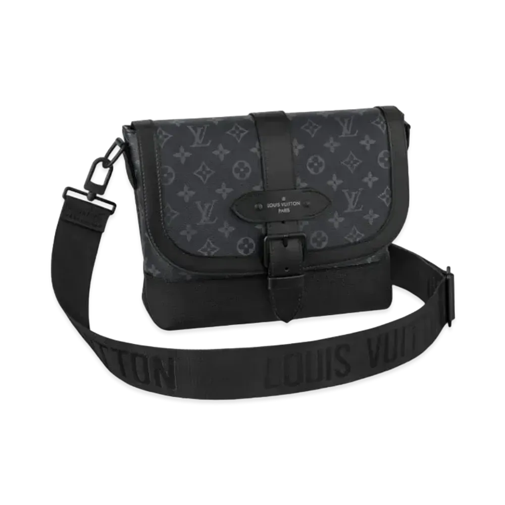 Louis Vuitton Saumur Messenger Monogram Eclipse "Noir"