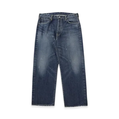 visvim Social Sculpture 01 Wide DMGD-5 "Indigo"