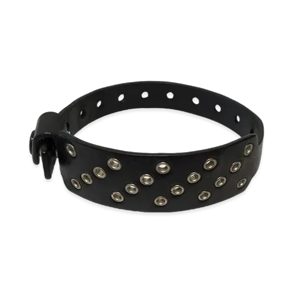 Dior DiorHomme Eyelet Leather Bracelet "Black"
