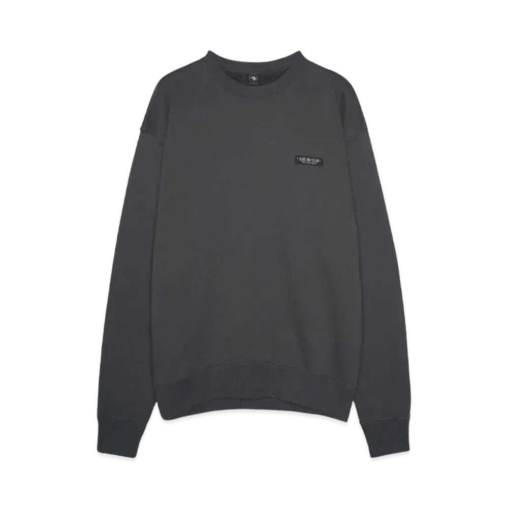 RATS FLEECE CREW NECK SWEAT "CHARCOAL"