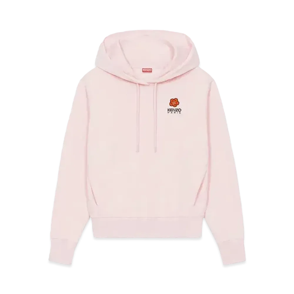 KENZO 'BOKE FLOWER' Embroidery Hoodie "Faded Pink"