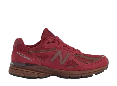 New Balance 990V4 Made in USA "Monarch Burgundy/Pumpernickel"