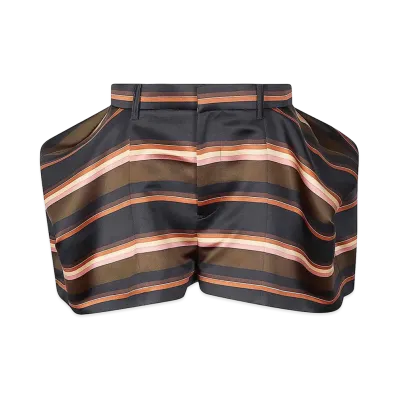 sacai Women's Horizontal Stripe Shorts "Pink"