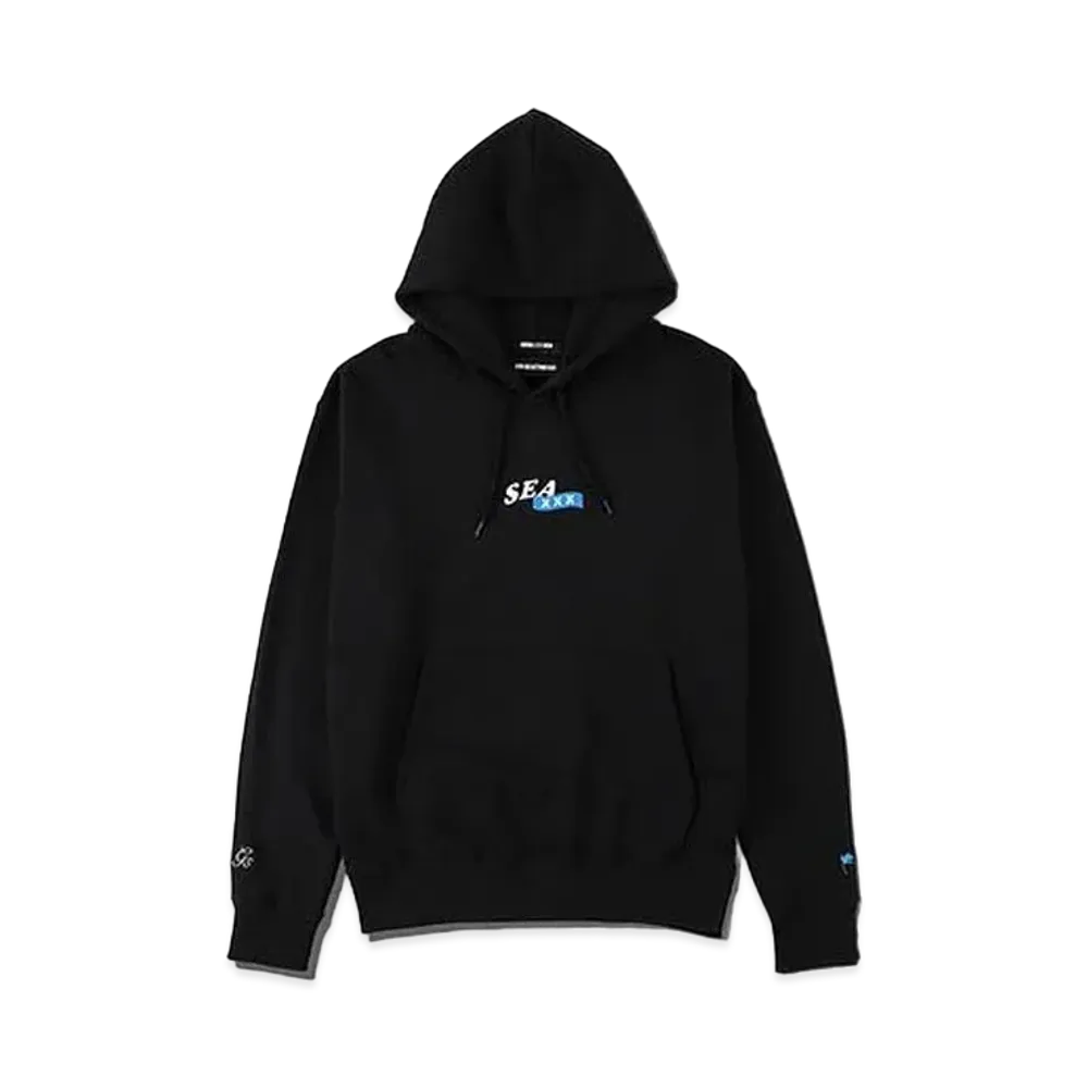 WIND AND SEA x XXX (CIRCLE-XXX) HOODIE "Black"