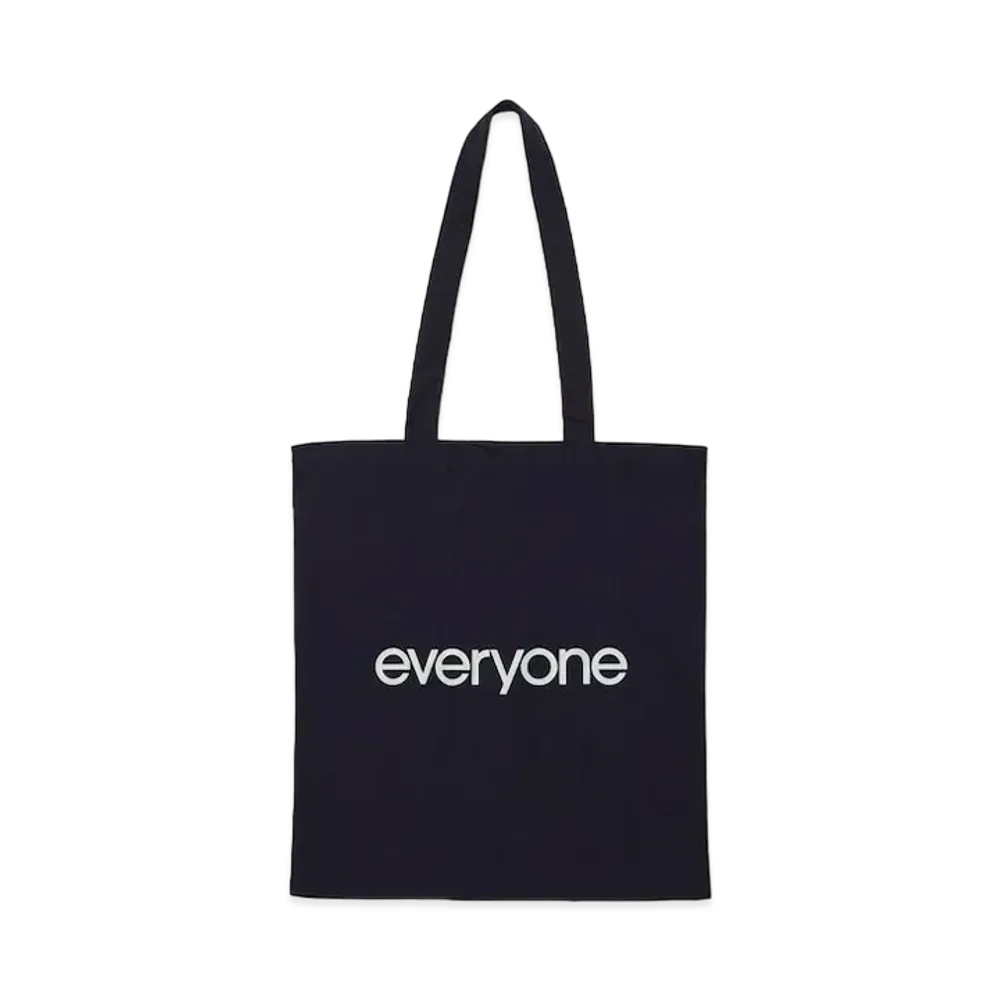 everyone Nylon Logo Tote Bag "Navy"