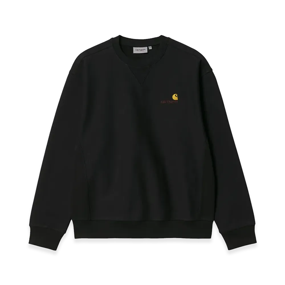 Carhartt WIP American Script Sweat "Black"