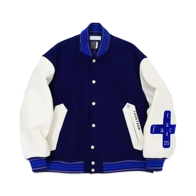 FACETASM STAY GOLD STADIUM JACKET "MIDNIGHT BLUE"