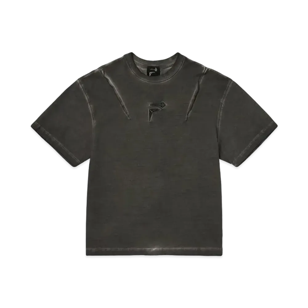 THUG CLUB x FILA Logo T-Shirts "Wash Black"