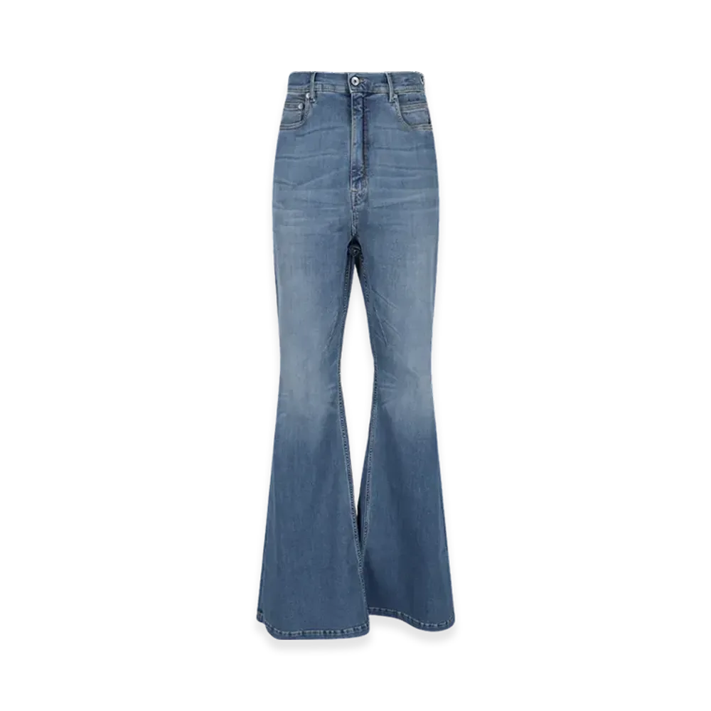 Rick Owens DRKSHDW Bolan Bootcut "Washed Indigo"