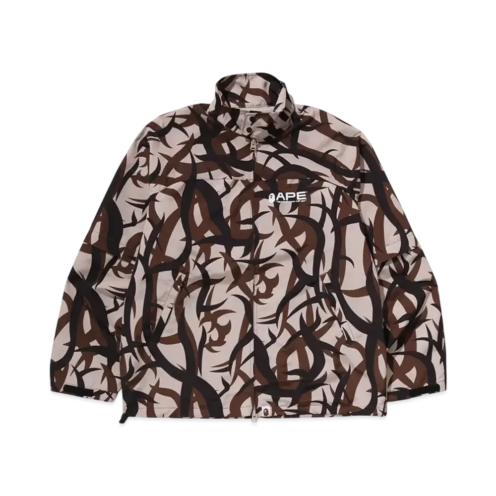 A BATHING APE Trial Camo Rain Jacket "Beige"
