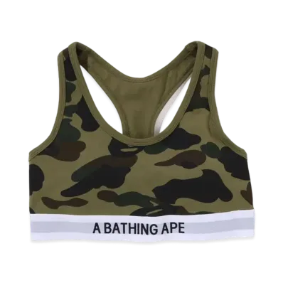 A BATHING APE 1st Camo Sports Bra "Green"