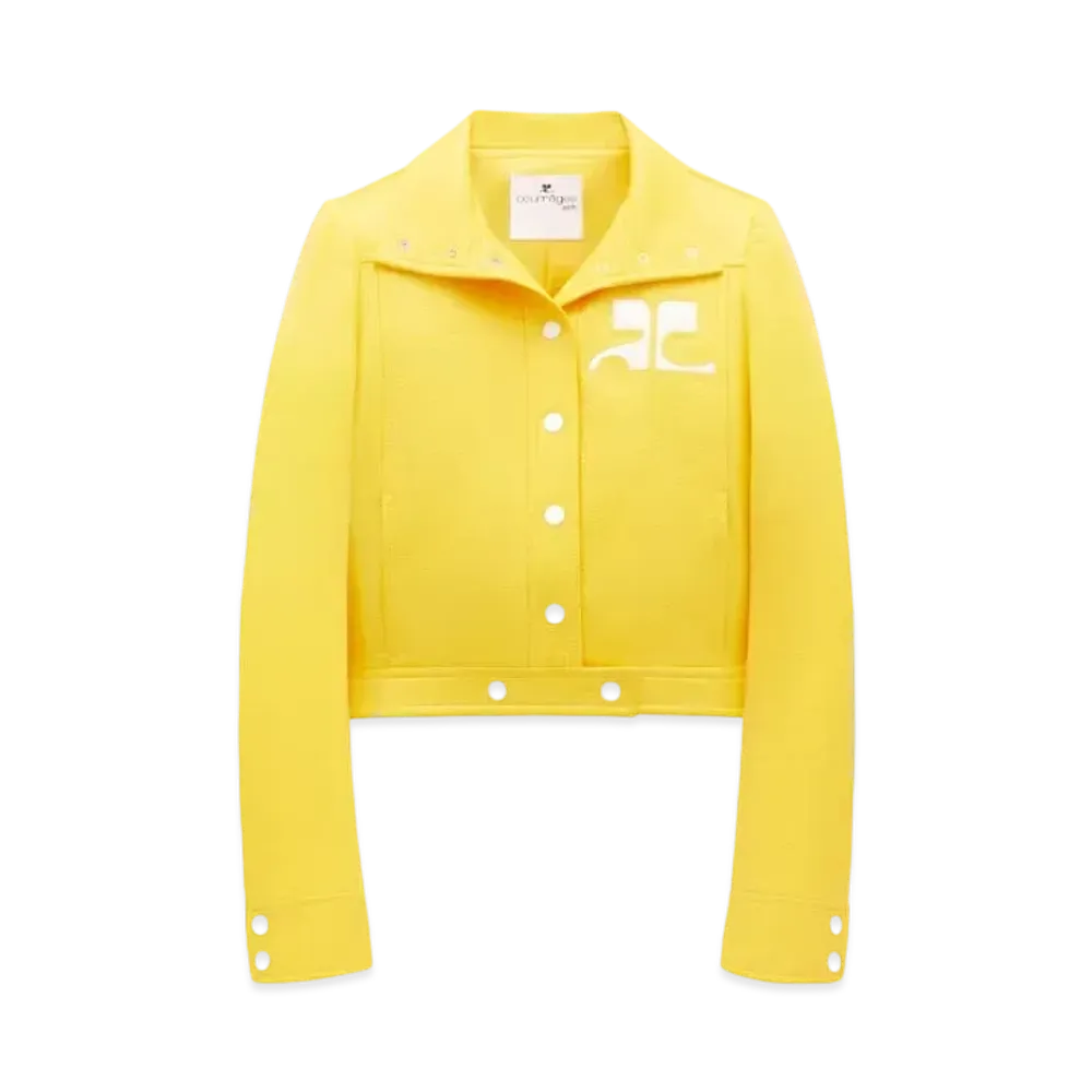 Courreges Reedition Vinyl Jacket "Yellow"