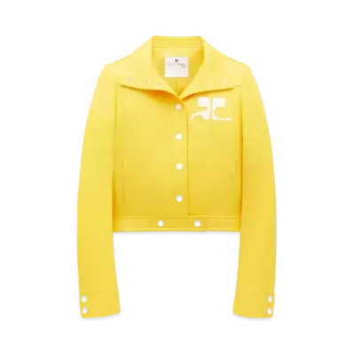Courreges Reedition Vinyl Jacket "Yellow"