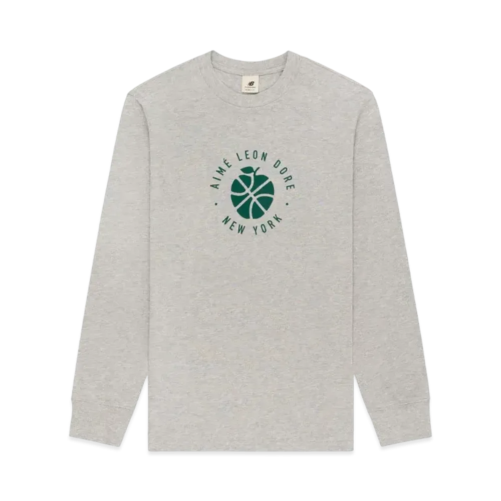 Aime Leon Dore x New Balance SONNY NY Long-Sleeve Tee "Grey"