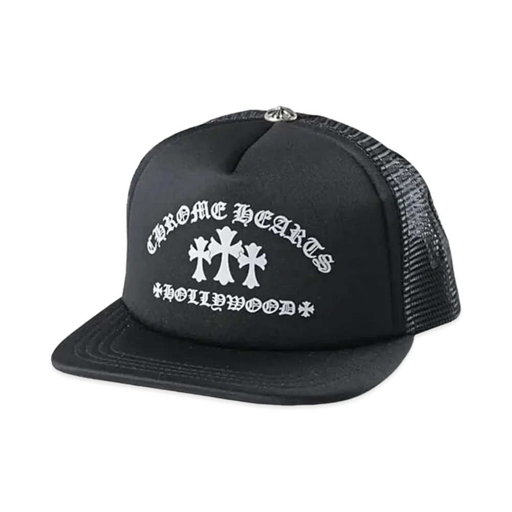 Chrome Hearts Trucker Cap King Taco "Black"