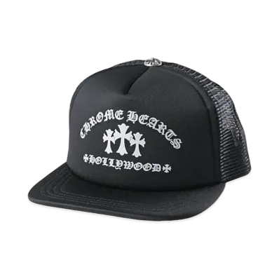 Chrome Hearts Trucker Cap King Taco "Black"