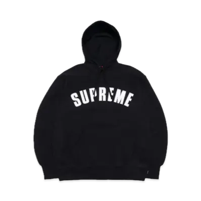 Supreme Pearl Logo Hooded Sweatshirt "Black"