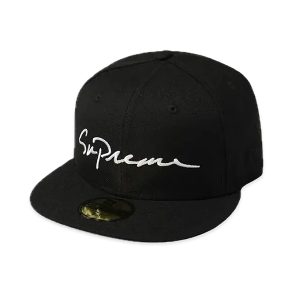 Supreme Classic Script New Era "Black"
