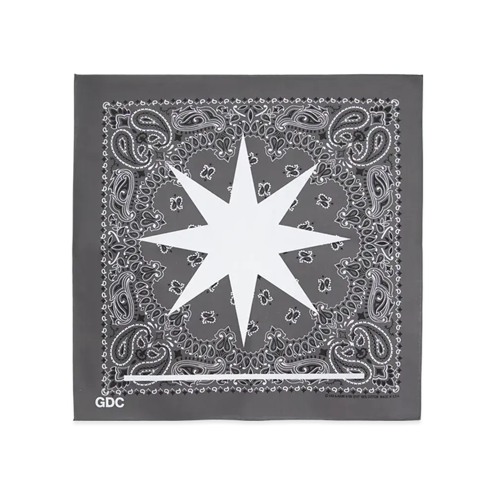 GDC x Hav-A-Hank Star Bandana "Black"
