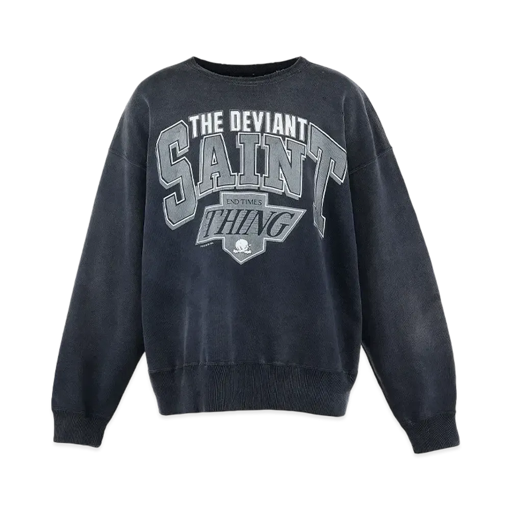SAINT Mxxxxxx Crw-N Sweat The Devian "Black"