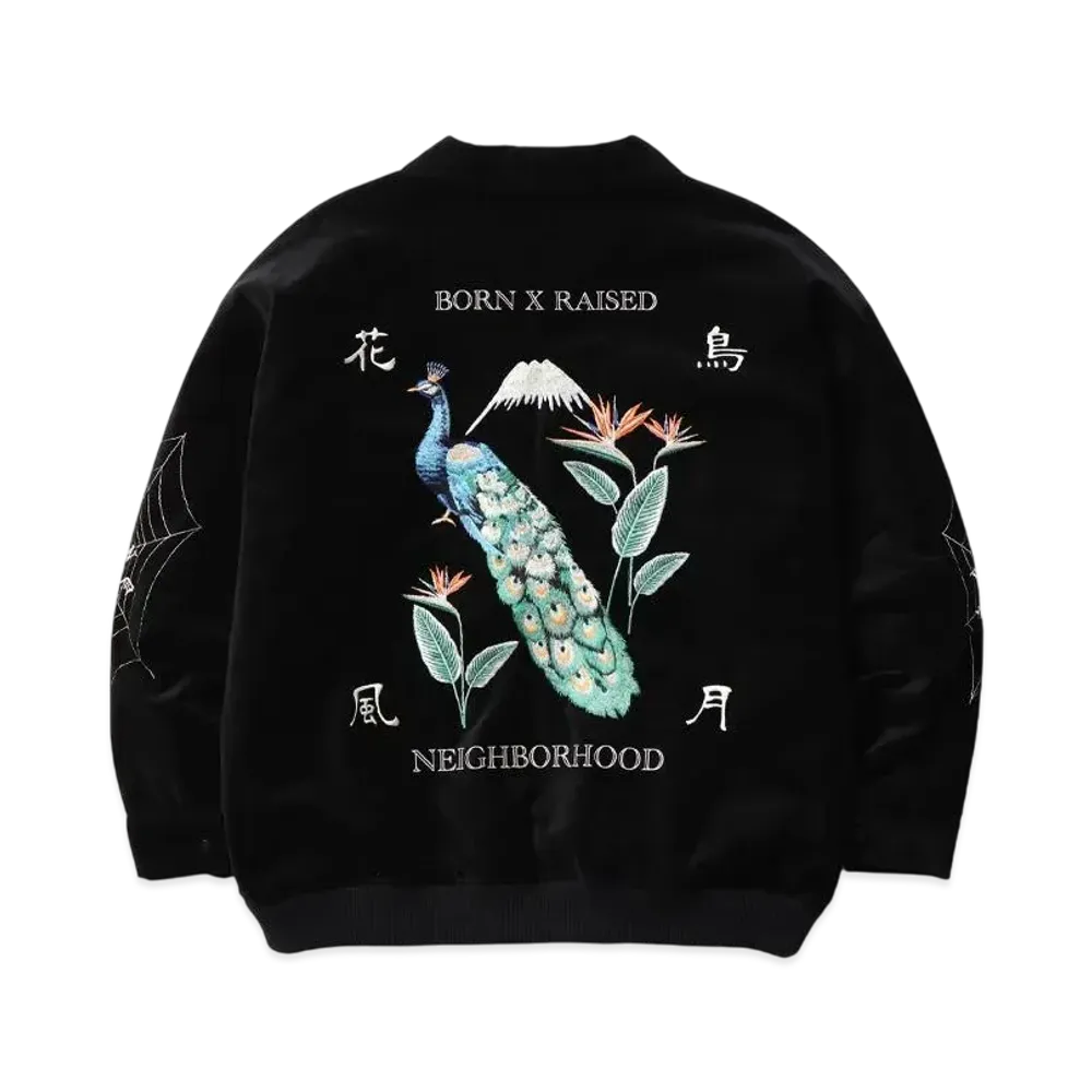 NEIGHBORHOOD x Born x Raised Souvenir Jacket "Black"