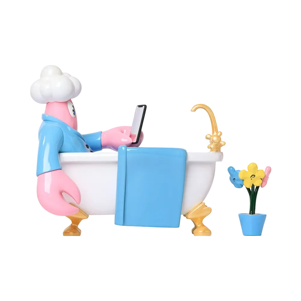POP MART PHILIP COLBERT Leisure Time Pop Lobster Bath Tub