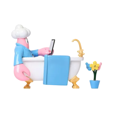 POP MART PHILIP COLBERT Leisure Time Pop Lobster Bath Tub