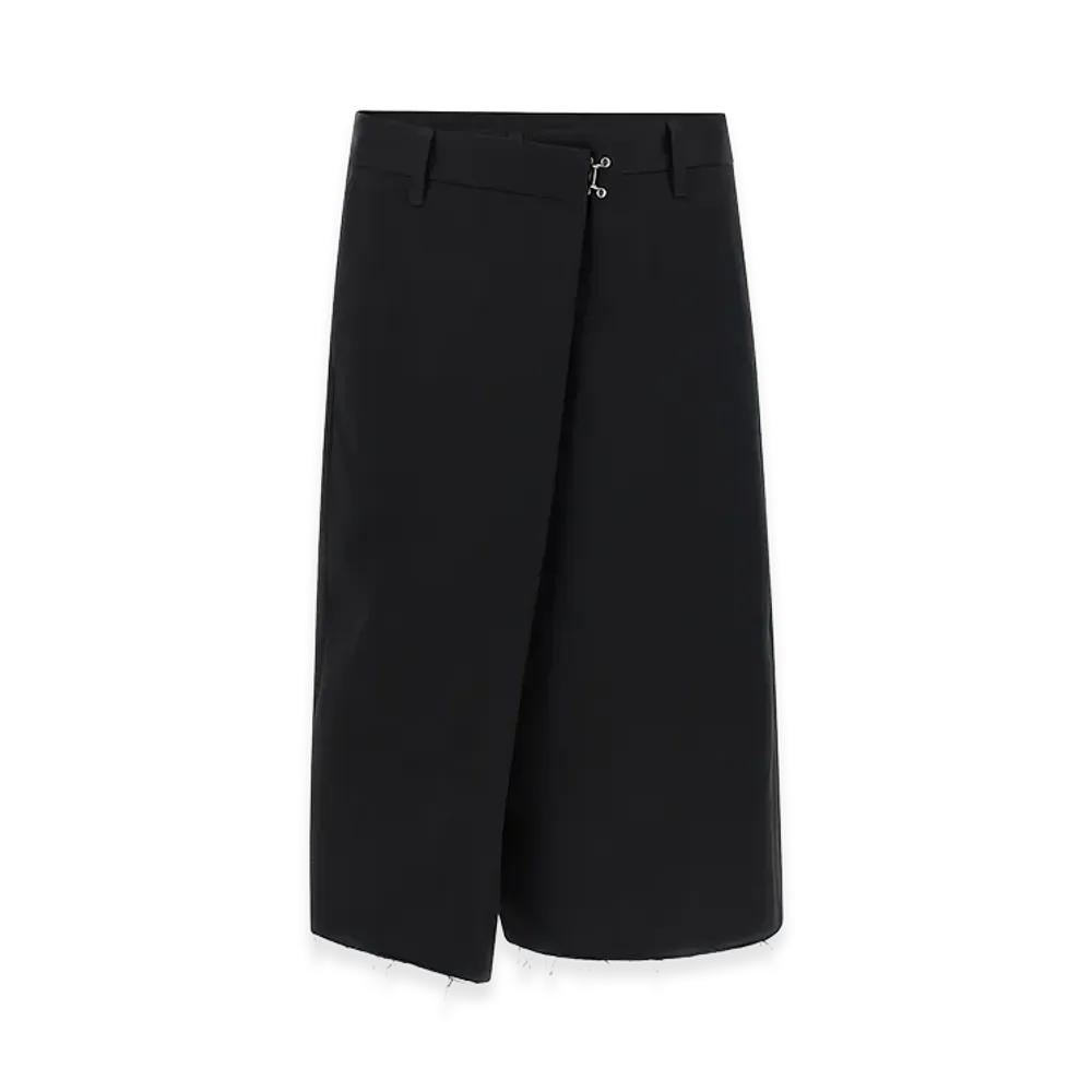 Maison Margiela Women's Wrap-Up Bermuda Shorts "Black"