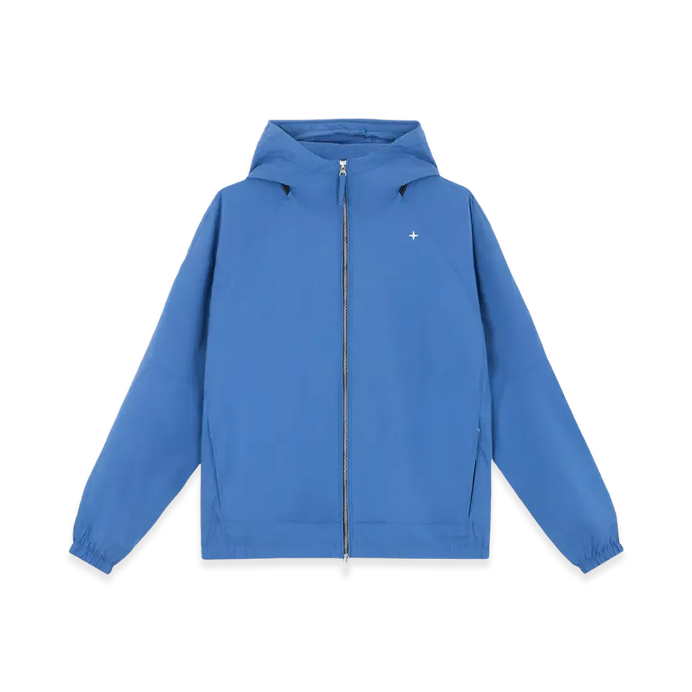 Stone Island 415G2 Comfort Wool Stone Island Stellina Layering Hooded Jacket with Anti-Drop - 24FW "Periwinkle"