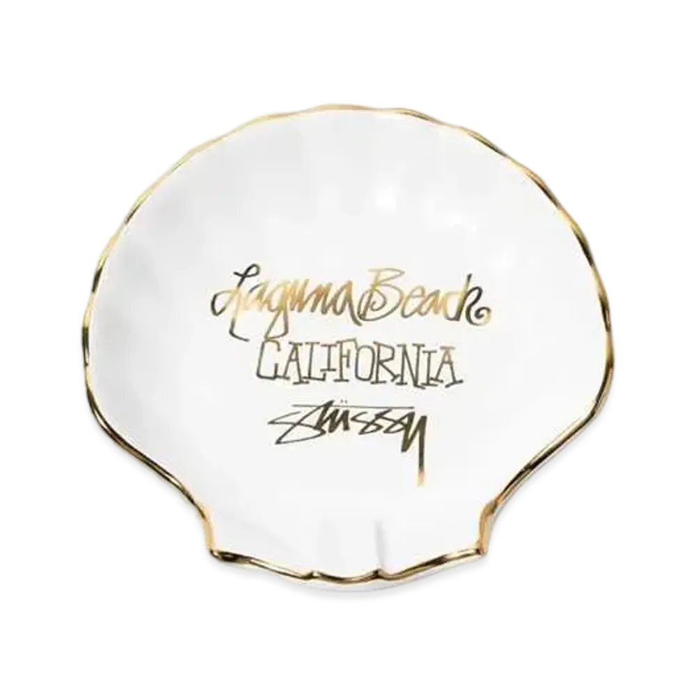 Stussy CERAMIC SEASHELL ASHTRAY "White"