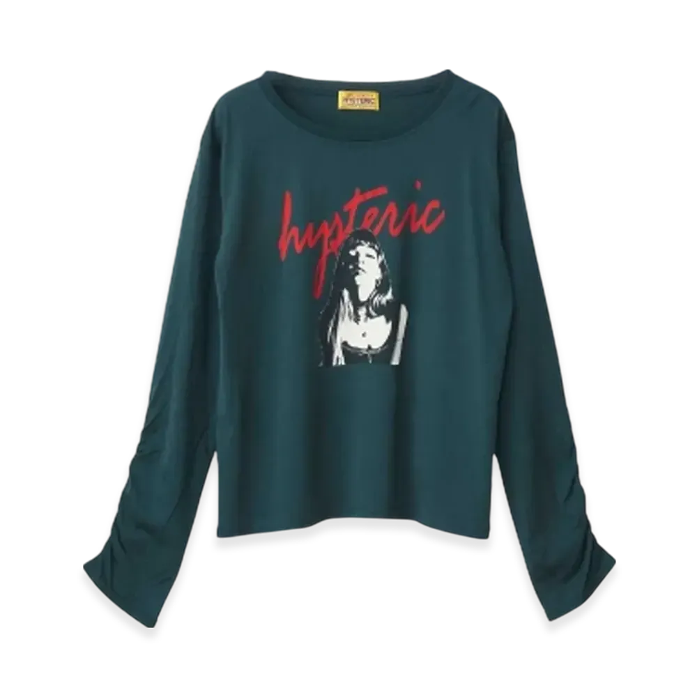 HYSTERIC GLAMOUR Unlimited Girl T-Shirt "Green"