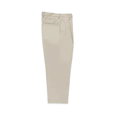 WACKO MARIA Double Pleated Chino Trousers "Light Beige"