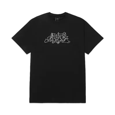 HUF Outline Tee "Black"