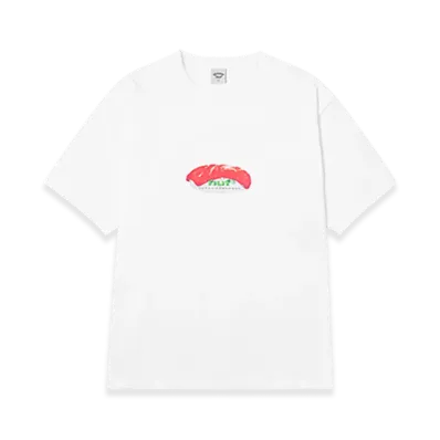HUF x Evisen Skateboards Huf Sushi Tee "White"