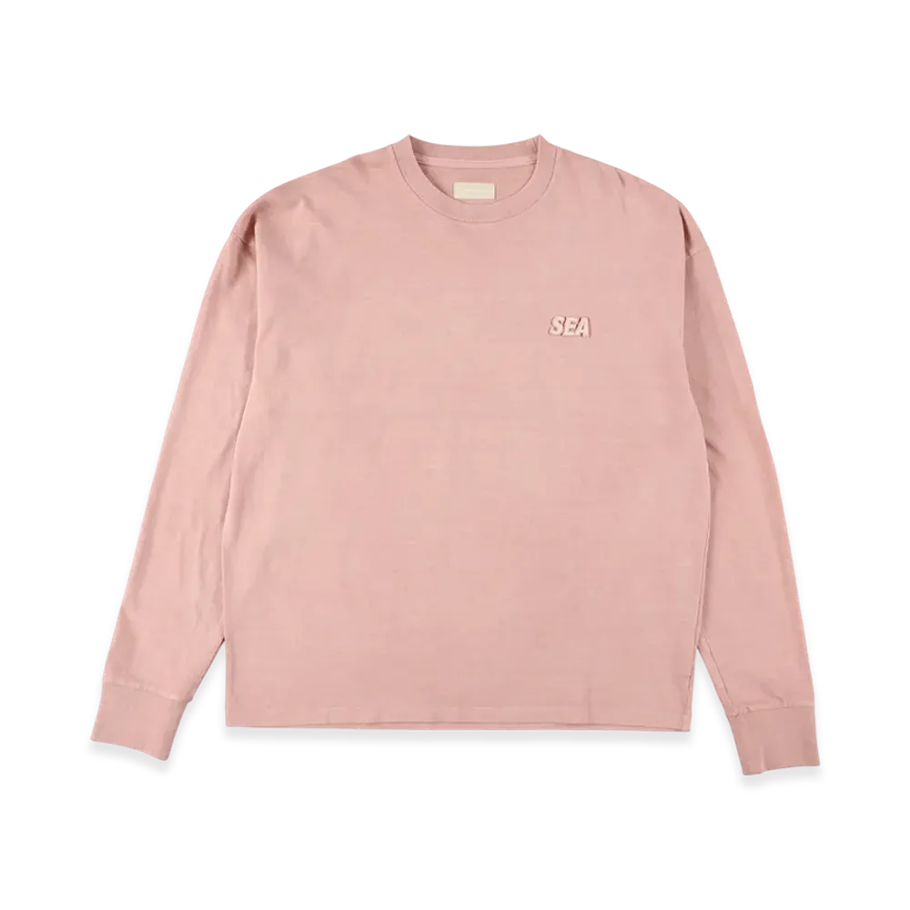 WIND AND SEA Cozy L/S Tee "Pink Gray"