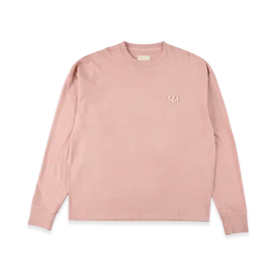 WIND AND SEA Cozy L/S Tee "Pink Gray"
