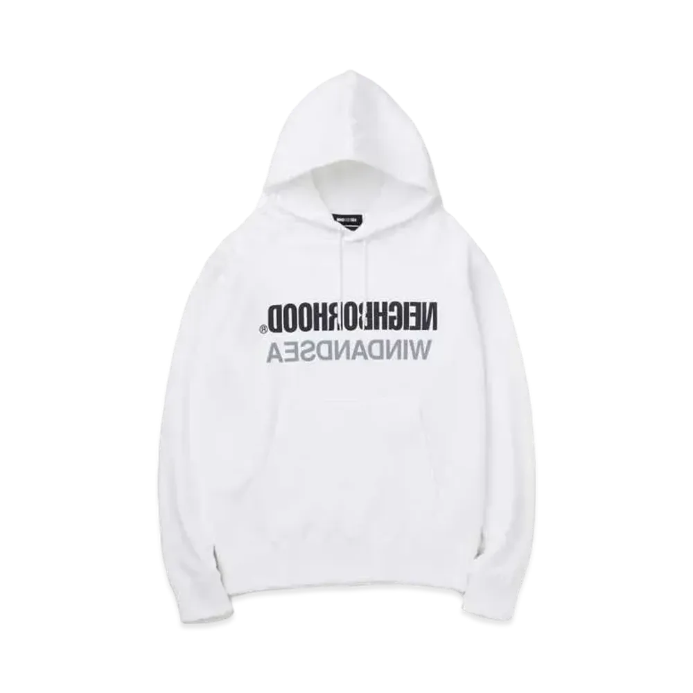NEIGHBORHOOD WIND AND SEA NHWDS / C-HOODED . LS "White"