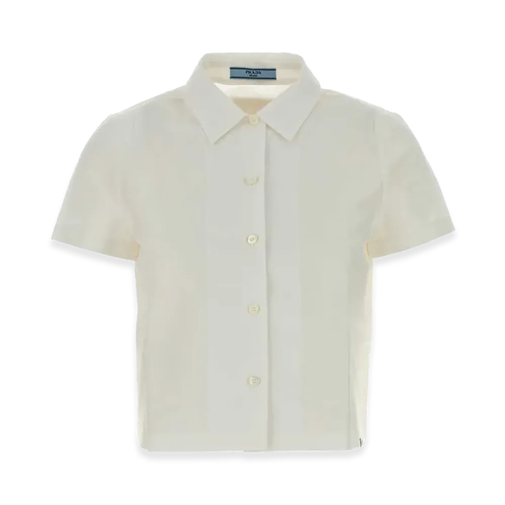 PRADA Wonen's Cotton Shirt "White"